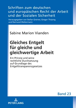 Abbildung von Vianden | Gleiches Entgelt für gleiche und gleichwertige Arbeit | 1. Auflage | 2020 | 23 | beck-shop.de