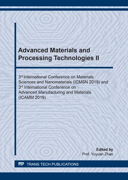 Abbildung von Zhao | Advanced Materials and Processing Technologies II | 1. Auflage | 2020 | beck-shop.de