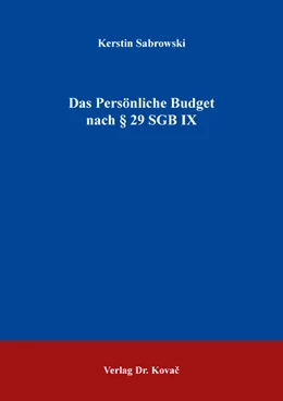 Abbildung von Sabrowski | Das Persönliche Budget nach § 29 SGB IX | 1. Auflage | 2020 | 55 | beck-shop.de