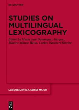 Abbildung von Domínguez Vázquez / Mirazo Balsa | Studies on Multilingual Lexicography | 1. Auflage | 2019 | beck-shop.de