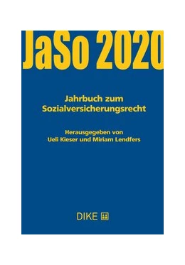 Abbildung von Kieser / Lendfers | JaSo 2020 Jahrbuch zum Sozialversicherungsrecht | 1. Auflage | 2019 | beck-shop.de