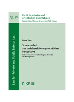 Abbildung von Kunz | Schwarzarbeit aus sozialversicherungsrechtlicher Perspektive | 1. Auflage | 2020 | Band 31 | beck-shop.de