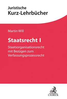 Abbildung von Will | Staatsrecht I | 1. Auflage | 2021 | beck-shop.de