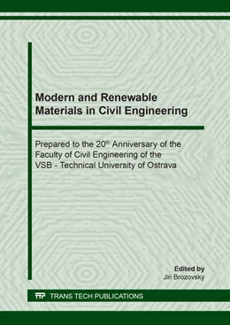Abbildung von Brozovsky | Modern and Renewable Materials in Civil Engineering | 1. Auflage | 2020 | beck-shop.de