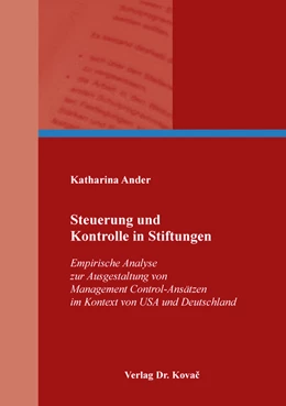 Abbildung von Ander | Steuerung und Kontrolle in Stiftungen | 1. Auflage | 2020 | 171 | beck-shop.de