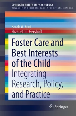 Abbildung von Font / Gershoff | Foster Care and Best Interests of the Child | 1. Auflage | 2020 | beck-shop.de