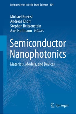Abbildung von Kneissl / Knorr | Semiconductor Nanophotonics | 1. Auflage | 2020 | beck-shop.de