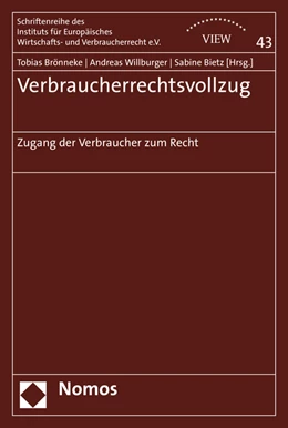 Abbildung von Brönneke / Willburger | Verbraucherrechtsvollzug | 1. Auflage | 2020 | 43 | beck-shop.de