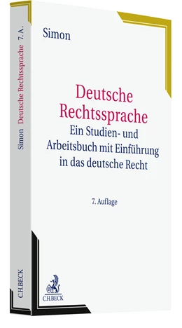 Abbildung von Simon | Deutsche Rechtssprache | 7. Auflage | 2022 | beck-shop.de