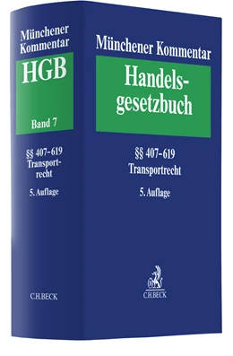Abbildung von Münchener Kommentar zum Handelsgesetzbuch: HGB, Band 7: Transportrecht | 5. Auflage | 2023 | beck-shop.de