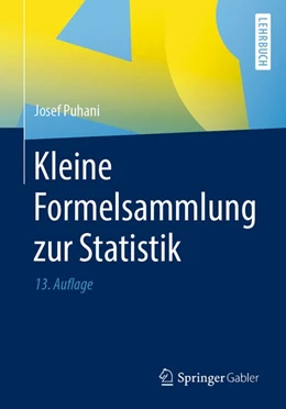 Abbildung von Puhani | Kleine Formelsammlung zur Statistik | 13. Auflage | 2020 | beck-shop.de