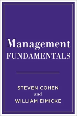 Abbildung von Cohen / Eimicke | Management Fundamentals | 1. Auflage | 2020 | beck-shop.de