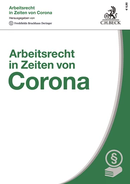 Abbildung von Arbeitsrecht in Zeiten von Corona | 1. Auflage | 2020 | beck-shop.de