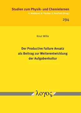 Abbildung von Wille | Der Productive Failure Ansatz als Beitrag zur Weiterentwicklung der Aufgabenkultur | 1. Auflage | 2020 | 294 | beck-shop.de