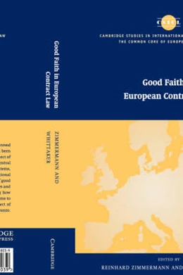 Abbildung von Zimmermann / Whittaker | Good Faith in European Contract Law | 1. Auflage | 2008 | beck-shop.de