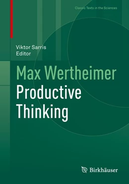 Abbildung von Wertheimer / Sarris | Max Wertheimer Productive Thinking | 1. Auflage | 2020 | beck-shop.de