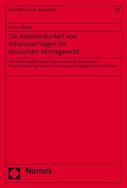 Abbildung von Warda | Die Realisierbarkeit von Allianzverträgen im deutschen Vertragsrecht | 1. Auflage | 2020 | 23 | beck-shop.de