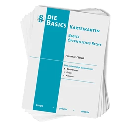 Abbildung von Hemmer / Wüst | Karteikarten Basics Öffentliches Recht | 5. Auflage | 2020 | beck-shop.de