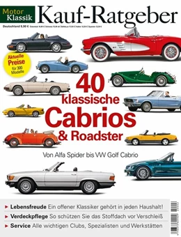 Abbildung von Motor Klassik Kaufratgeber - 40 klassische Cabrios & Roadster | 1. Auflage | 2020 | beck-shop.de