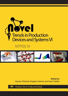 Abbildung von Delgado Sobrino / Velíšek | Novel Trends in Production Devices and Systems VI | 1. Auflage | 2020 | beck-shop.de
