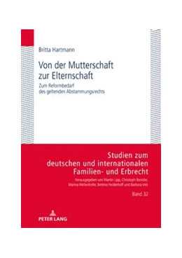 Abbildung von Hartmann | Von der Mutterschaft zur Elternschaft | 1. Auflage | 2020 | 32 | beck-shop.de