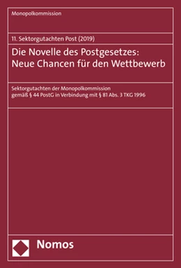 Abbildung von Monopolkommission | Die Novelle des Postgesetzes: Neue Chancen für den Wettbewerb | 1. Auflage | 2022 | beck-shop.de