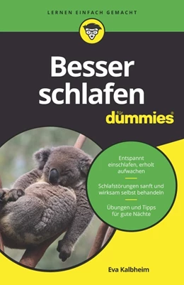 Abbildung von Kalbheim | Besser schlafen für Dummies | 1. Auflage | 2020 | beck-shop.de