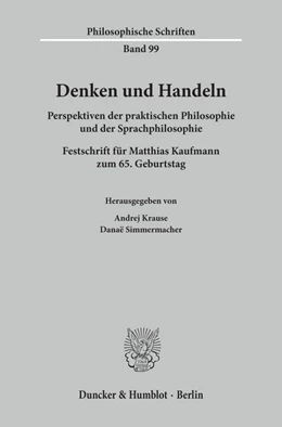 Abbildung von Krause / Simmermacher | Denken und Handeln. | 1. Auflage | 2020 | beck-shop.de