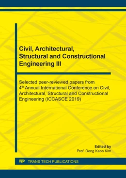 Abbildung von Kim | Civil, Architectural, Structural and Constructional Engineering III | 1. Auflage | 2020 | beck-shop.de