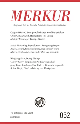 Abbildung von Demand | MERKUR Gegründet 1947 als Deutsche Zeitschrift für europäisches Denken - 2020-05 | 1. Auflage | 2020 | beck-shop.de