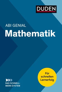 Abbildung von Bornemann / Weber | Abi genial Mathematik: Das Schnell-Merk-System | 5. Auflage | 2020 | beck-shop.de