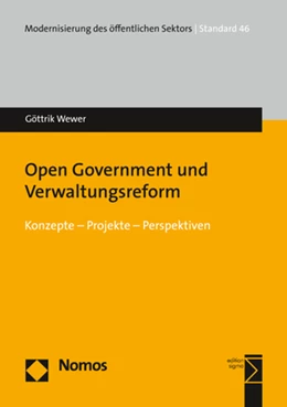 Abbildung von Wewer | Open Government und Verwaltungsreform | 1. Auflage | 2020 | beck-shop.de