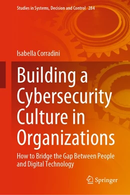 Abbildung von Corradini | Building a Cybersecurity Culture in Organizations | 1. Auflage | 2020 | beck-shop.de