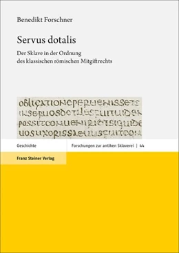 Abbildung von Forschner | Servus dotalis | 1. Auflage | 2020 | 44 | beck-shop.de