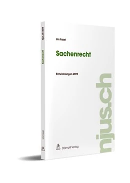 Abbildung von Fasel | Sachenrecht | 1. Auflage | 2020 | 2019 | beck-shop.de