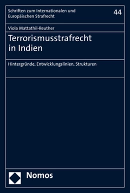 Abbildung von Mattathil-Reuther | Terrorismusstrafrecht in Indien | 1. Auflage | 2020 | 44 | beck-shop.de