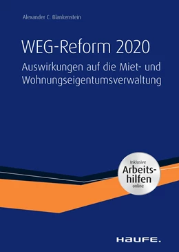 Abbildung von Blankenstein | WEG-Reform 2020 | 1. Auflage | 2020 | beck-shop.de