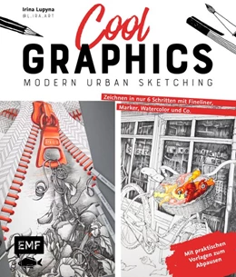 Abbildung von Lupyna | Cool Graphics - Modern Urban Sketching - Zeichnen in nur 6 Schritten mit Fineliner, Marker, Watercolor und Co. | 1. Auflage | 2020 | beck-shop.de