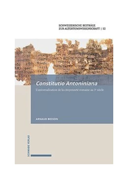 Abbildung von Besson | Constitutio Antoniniana | 1. Auflage | 2020 | 52 | beck-shop.de
