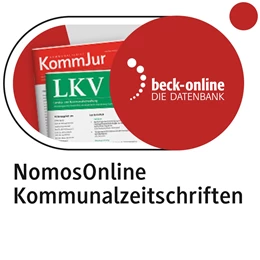 Abbildung von NomosOnline Kommunalzeitschriften | 1. Auflage | | beck-shop.de