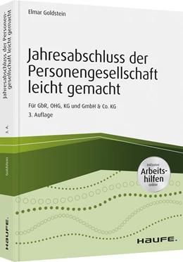 Abbildung von Goldstein | Jahresabschluss der Personengesellschaften leicht gemacht - inkl. Arbeitshilfen online | 3. Auflage | 2020 | beck-shop.de