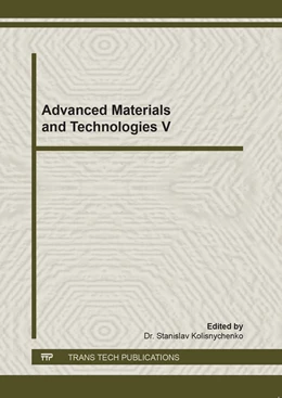 Abbildung von Kolisnychenko | Advanced Materials and Technologies V | 1. Auflage | 2020 | beck-shop.de