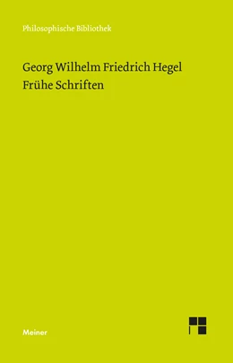 Abbildung von Hegel / Jaeschke | Frühe Schriften | 1. Auflage | 2020 | 745 | beck-shop.de