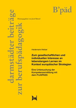 Abbildung von Weitzel | Zum gesellschaftlichen und individuellen Interesse an lebenslangem Lernen im Kontext europäischer Strategien | 1. Auflage | 2020 | beck-shop.de