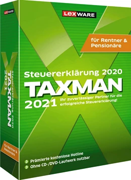 Abbildung von TAXMAN 2021 für Rentner & Pensionäre | 1. Auflage | 2020 | beck-shop.de
