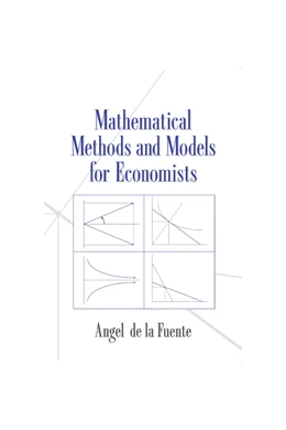 Abbildung von Fuente | Mathematical Methods and Models for Economists | 1. Auflage | 2000 | beck-shop.de