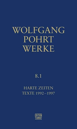 Abbildung von Pohrt | Werke Band 8.1 | 1. Auflage | 2020 | beck-shop.de