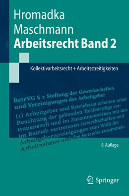 Abbildung von Hromadka / Maschmann | Arbeitsrecht Band 2 | 8. Auflage | 2020 | beck-shop.de