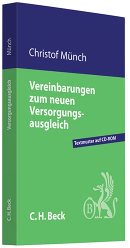 Abbildung von Münch | Vereinbarungen zum neuen Versorgungsausgleich | 1. Auflage | 2010 | beck-shop.de