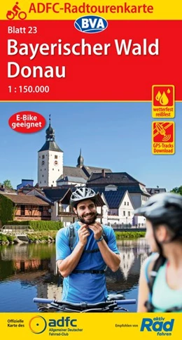 Abbildung von ADFC-Radtourenkarte 23 Bayerischer Wald Donau 1:150.000, reiß- und wetterfest, GPS-Tracks Download | 11. Auflage | 2020 | beck-shop.de